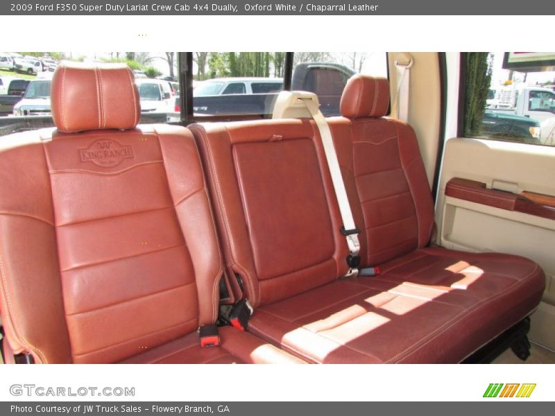 Oxford White / Chaparral Leather 2009 Ford F350 Super Duty Lariat Crew Cab 4x4 Dually