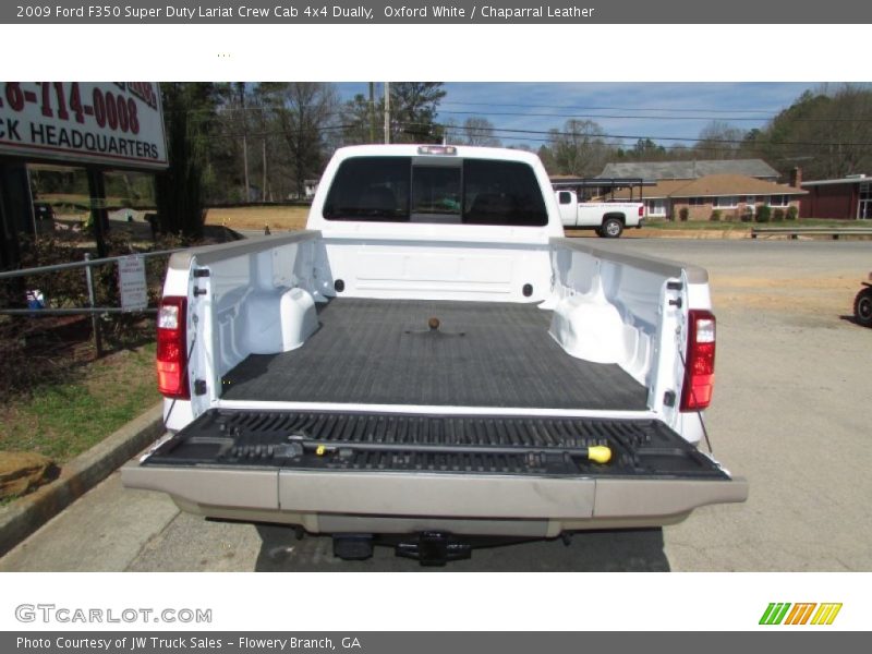Oxford White / Chaparral Leather 2009 Ford F350 Super Duty Lariat Crew Cab 4x4 Dually