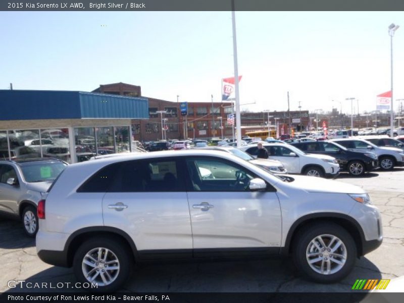 Bright Silver / Black 2015 Kia Sorento LX AWD