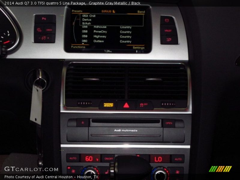 Controls of 2014 Q7 3.0 TFSI quattro S Line Package