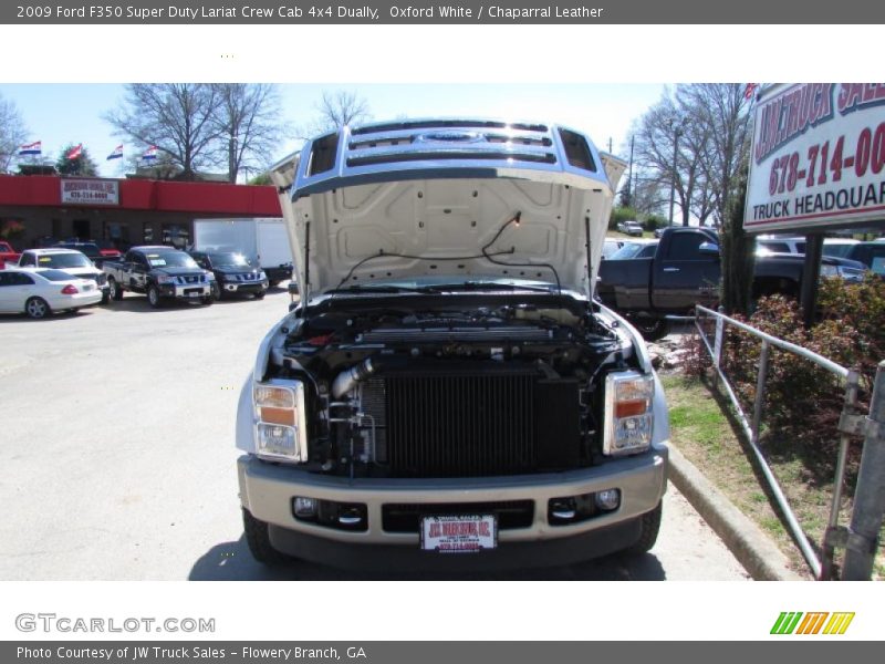Oxford White / Chaparral Leather 2009 Ford F350 Super Duty Lariat Crew Cab 4x4 Dually