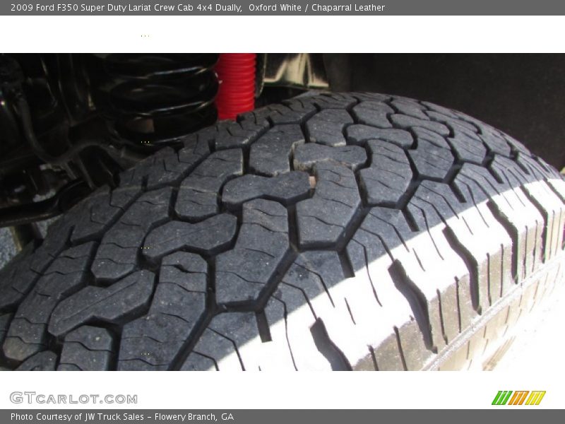 Oxford White / Chaparral Leather 2009 Ford F350 Super Duty Lariat Crew Cab 4x4 Dually