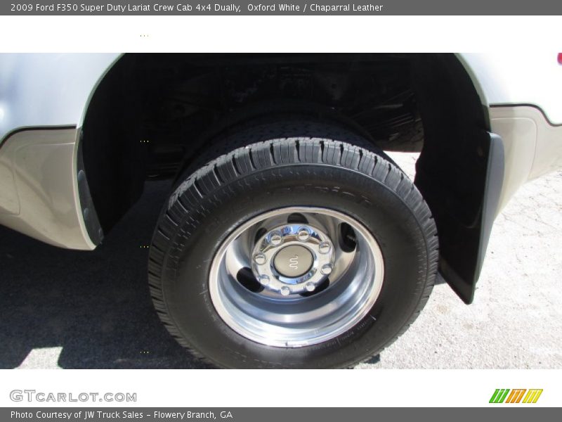 Oxford White / Chaparral Leather 2009 Ford F350 Super Duty Lariat Crew Cab 4x4 Dually