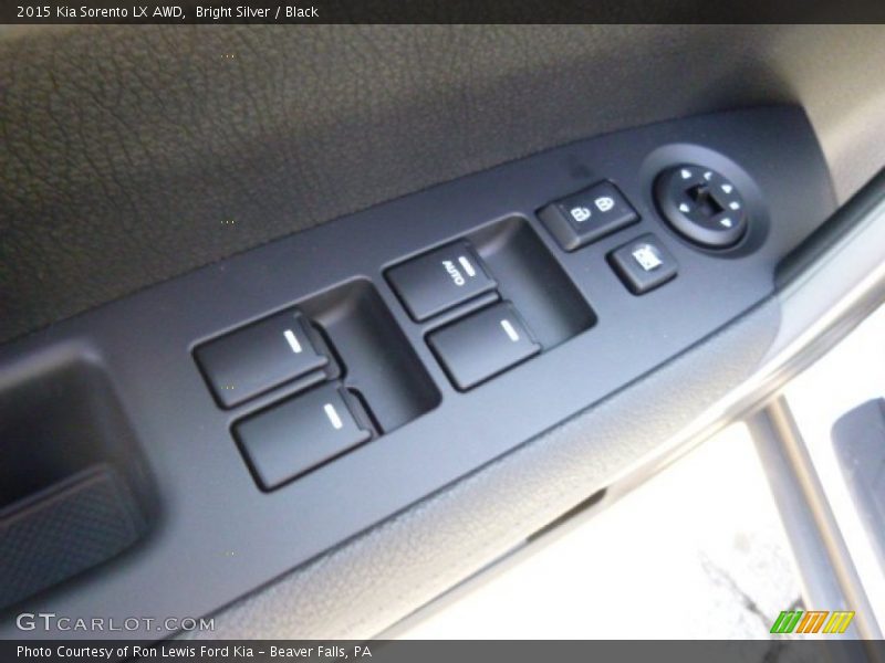 Bright Silver / Black 2015 Kia Sorento LX AWD