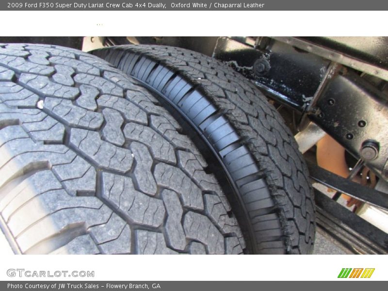 Oxford White / Chaparral Leather 2009 Ford F350 Super Duty Lariat Crew Cab 4x4 Dually
