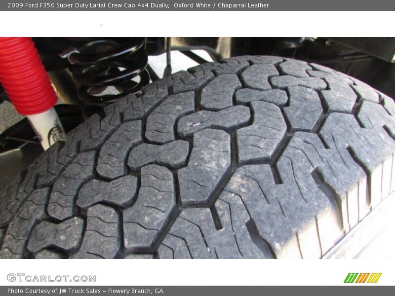 Oxford White / Chaparral Leather 2009 Ford F350 Super Duty Lariat Crew Cab 4x4 Dually