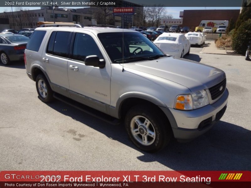 Silver Birch Metallic / Graphite 2002 Ford Explorer XLT 4x4