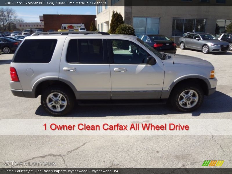 Silver Birch Metallic / Graphite 2002 Ford Explorer XLT 4x4