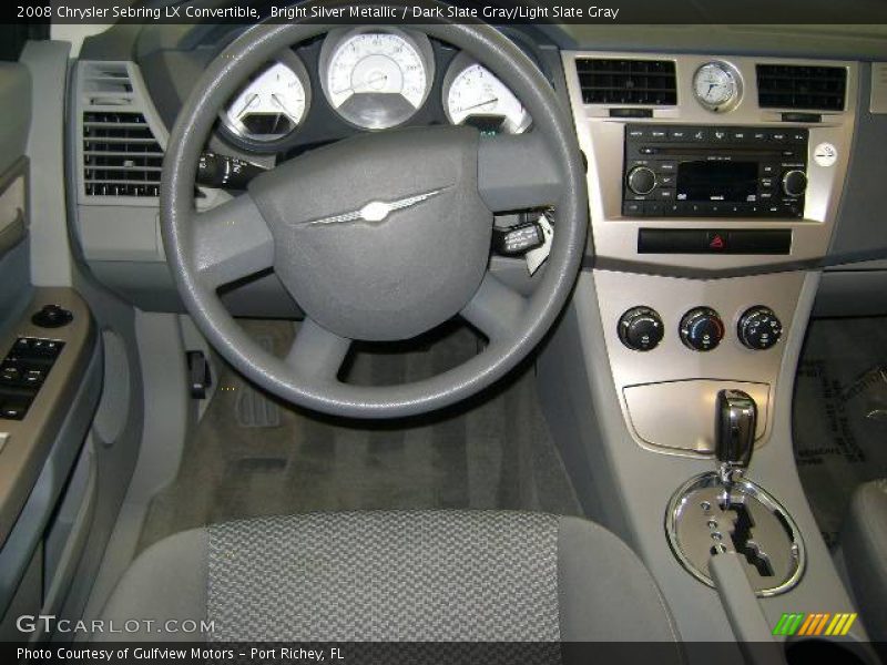 Bright Silver Metallic / Dark Slate Gray/Light Slate Gray 2008 Chrysler Sebring LX Convertible