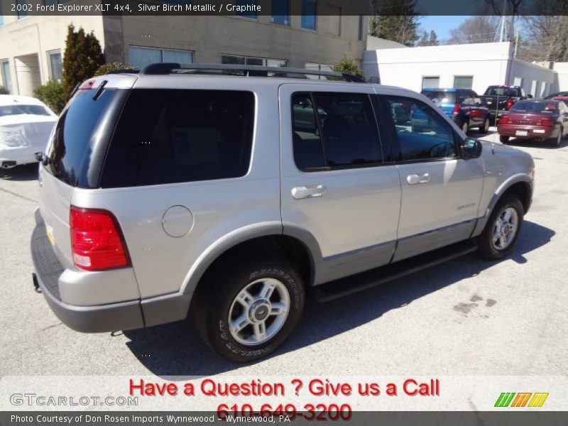 Silver Birch Metallic / Graphite 2002 Ford Explorer XLT 4x4