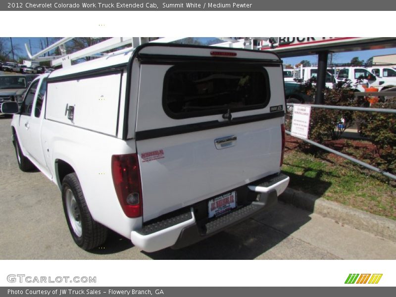 Summit White / Medium Pewter 2012 Chevrolet Colorado Work Truck Extended Cab
