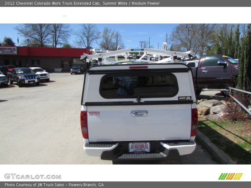 Summit White / Medium Pewter 2012 Chevrolet Colorado Work Truck Extended Cab