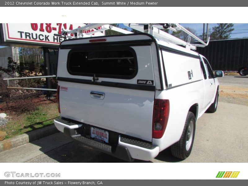 Summit White / Medium Pewter 2012 Chevrolet Colorado Work Truck Extended Cab