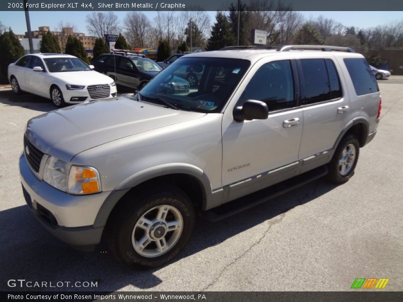 Silver Birch Metallic / Graphite 2002 Ford Explorer XLT 4x4