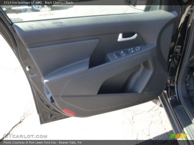Black Cherry / Black 2014 Kia Sportage LX AWD