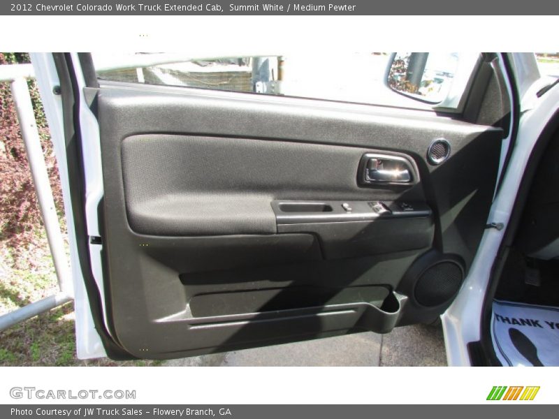 Summit White / Medium Pewter 2012 Chevrolet Colorado Work Truck Extended Cab