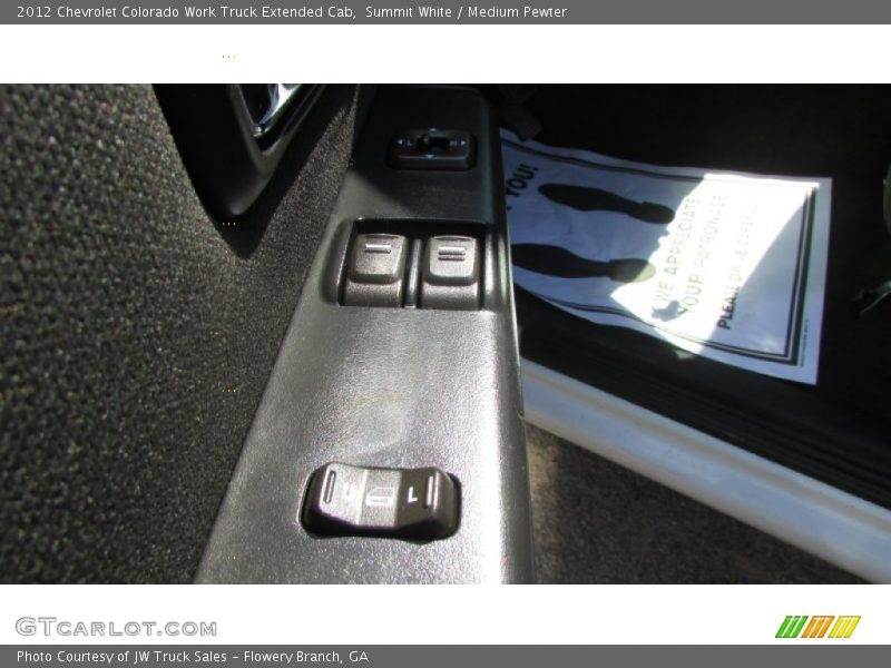 Summit White / Medium Pewter 2012 Chevrolet Colorado Work Truck Extended Cab