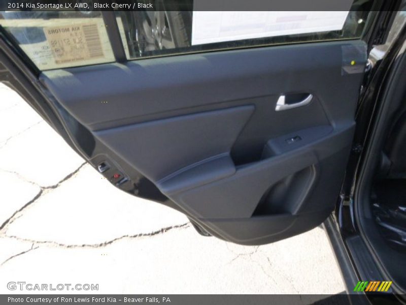 Black Cherry / Black 2014 Kia Sportage LX AWD