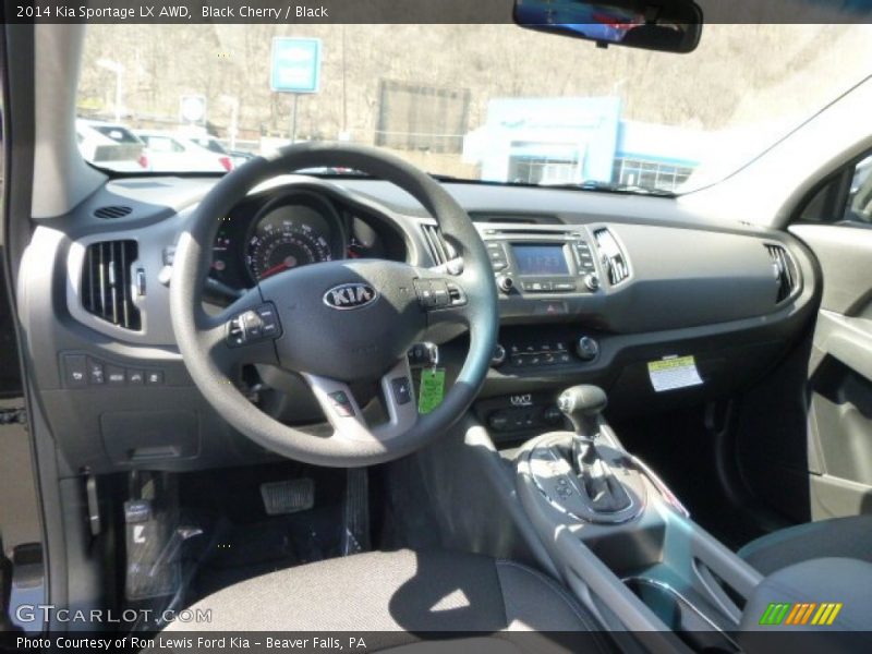 Black Cherry / Black 2014 Kia Sportage LX AWD