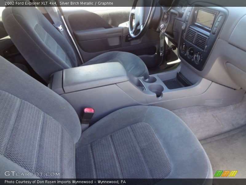 Silver Birch Metallic / Graphite 2002 Ford Explorer XLT 4x4