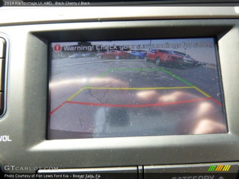 Black Cherry / Black 2014 Kia Sportage LX AWD
