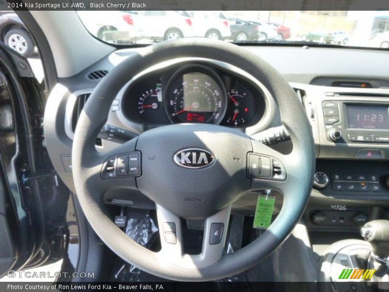 Black Cherry / Black 2014 Kia Sportage LX AWD