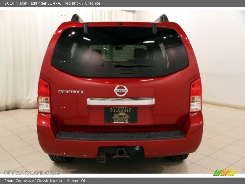 Red Brick / Graphite 2010 Nissan Pathfinder SE 4x4