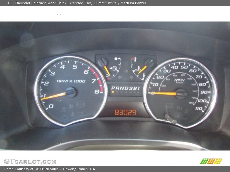 Summit White / Medium Pewter 2012 Chevrolet Colorado Work Truck Extended Cab