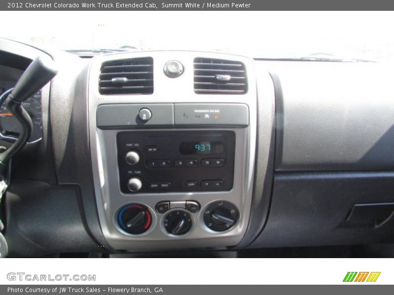 Summit White / Medium Pewter 2012 Chevrolet Colorado Work Truck Extended Cab