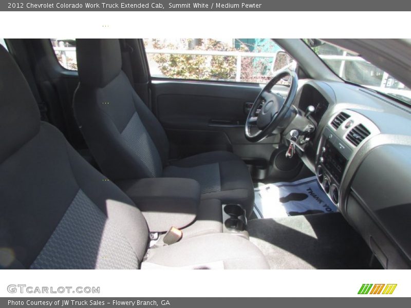Summit White / Medium Pewter 2012 Chevrolet Colorado Work Truck Extended Cab