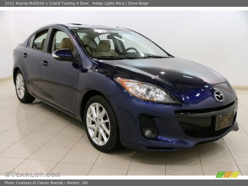 Indigo Lights Mica / Dune Beige 2012 Mazda MAZDA3 s Grand Touring 4 Door