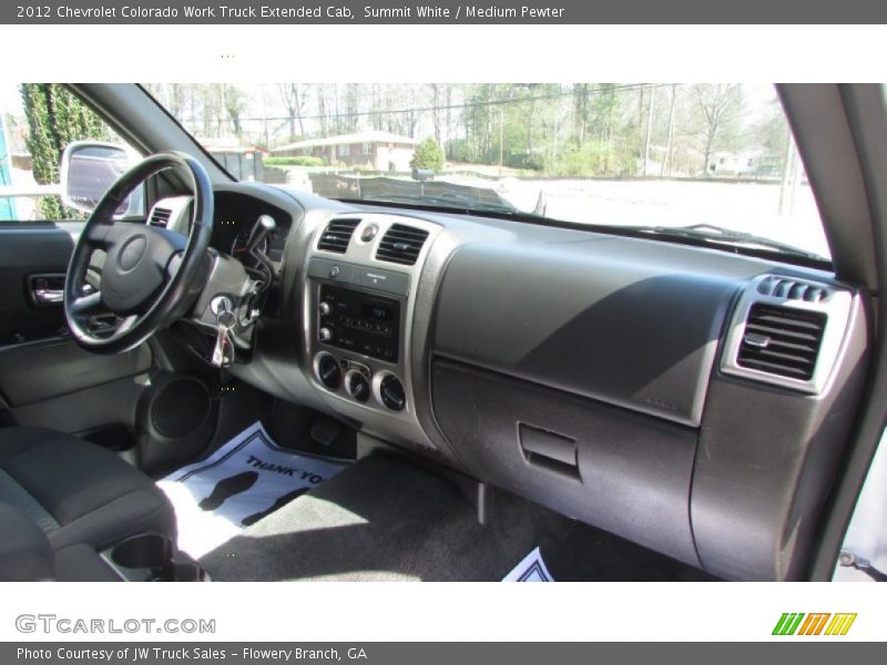 Summit White / Medium Pewter 2012 Chevrolet Colorado Work Truck Extended Cab