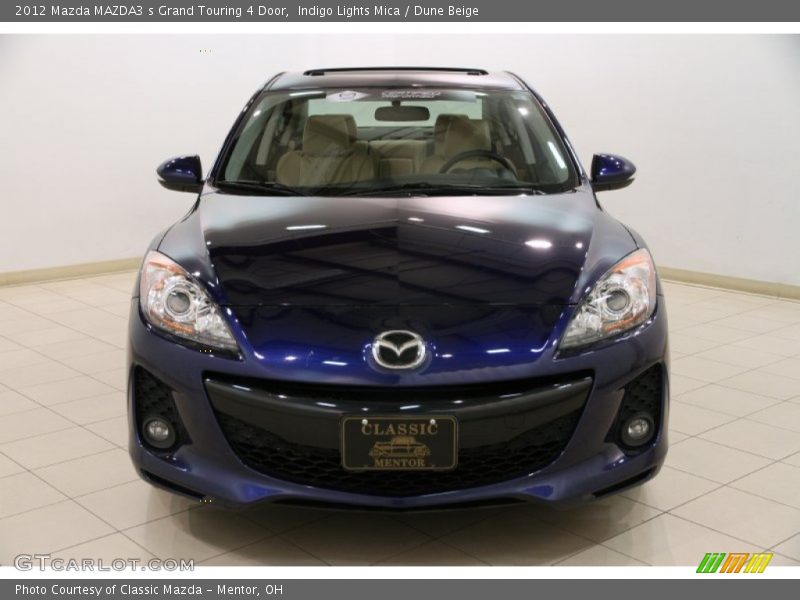 Indigo Lights Mica / Dune Beige 2012 Mazda MAZDA3 s Grand Touring 4 Door