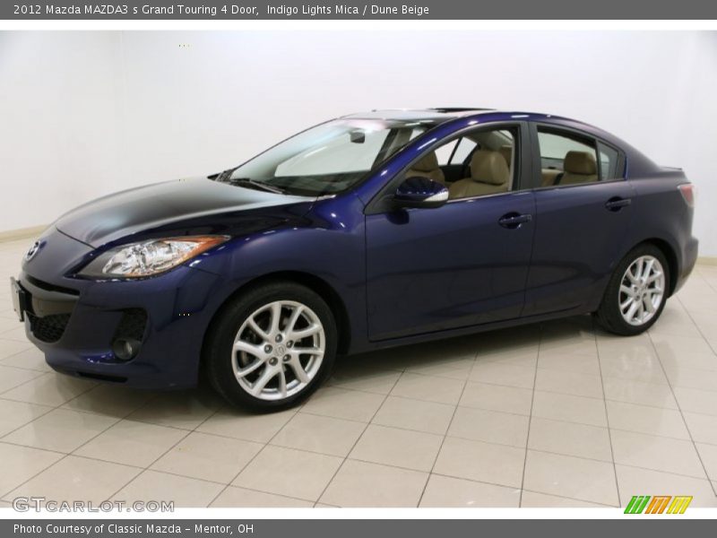  2012 MAZDA3 s Grand Touring 4 Door Indigo Lights Mica