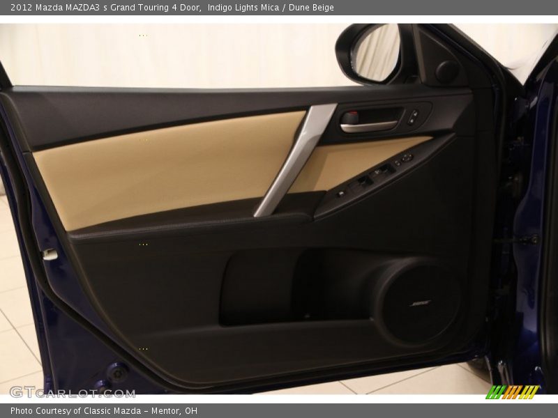 Indigo Lights Mica / Dune Beige 2012 Mazda MAZDA3 s Grand Touring 4 Door