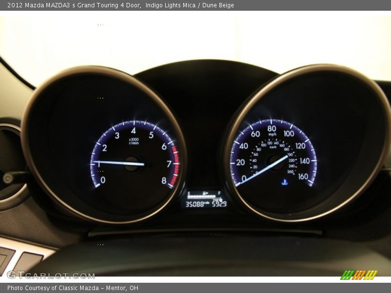  2012 MAZDA3 s Grand Touring 4 Door s Grand Touring 4 Door Gauges