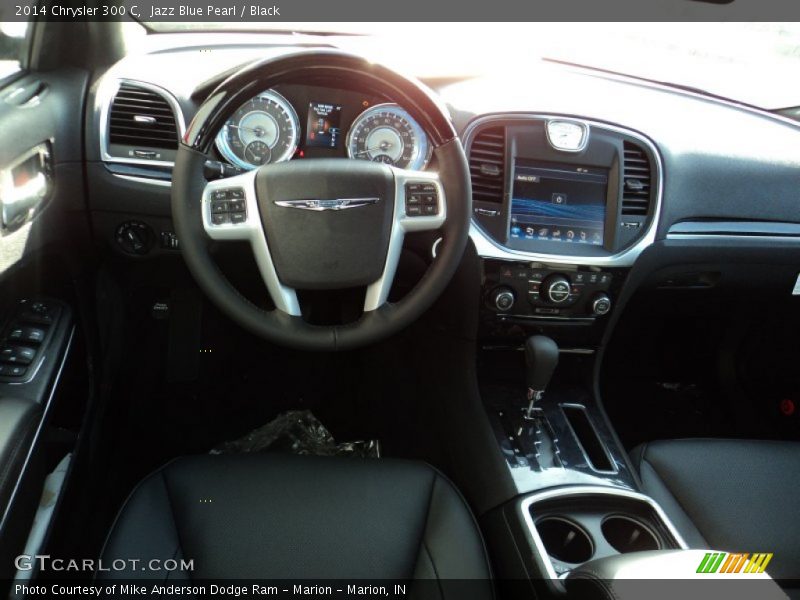 Jazz Blue Pearl / Black 2014 Chrysler 300 C