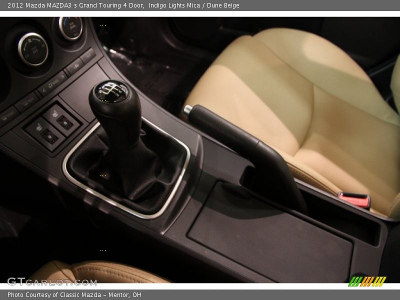 Indigo Lights Mica / Dune Beige 2012 Mazda MAZDA3 s Grand Touring 4 Door