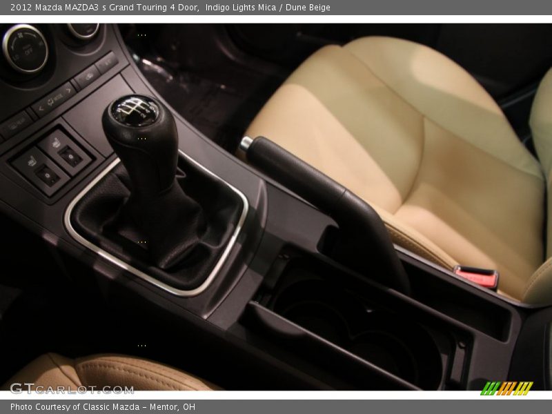 Indigo Lights Mica / Dune Beige 2012 Mazda MAZDA3 s Grand Touring 4 Door