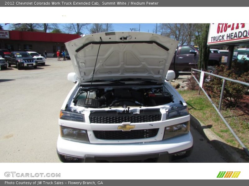 Summit White / Medium Pewter 2012 Chevrolet Colorado Work Truck Extended Cab