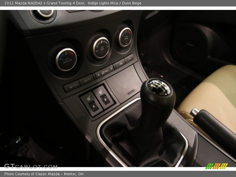 Indigo Lights Mica / Dune Beige 2012 Mazda MAZDA3 s Grand Touring 4 Door