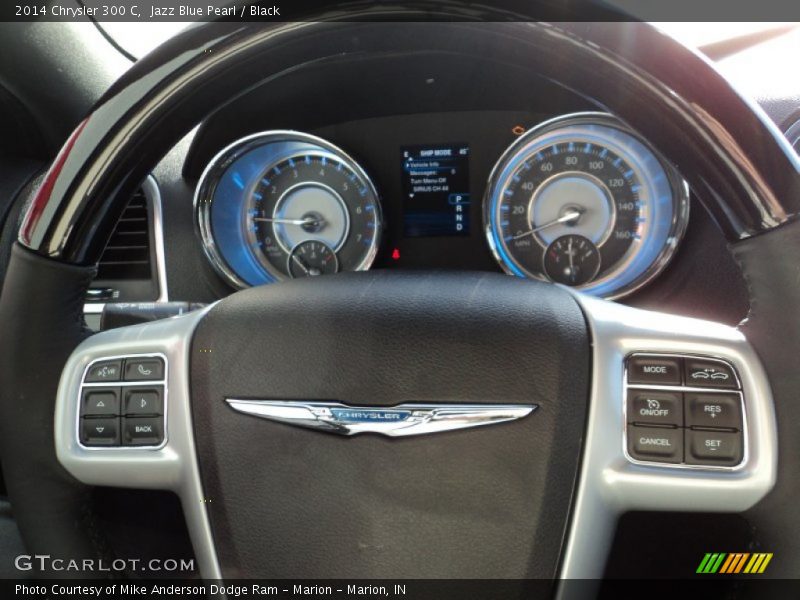 Jazz Blue Pearl / Black 2014 Chrysler 300 C
