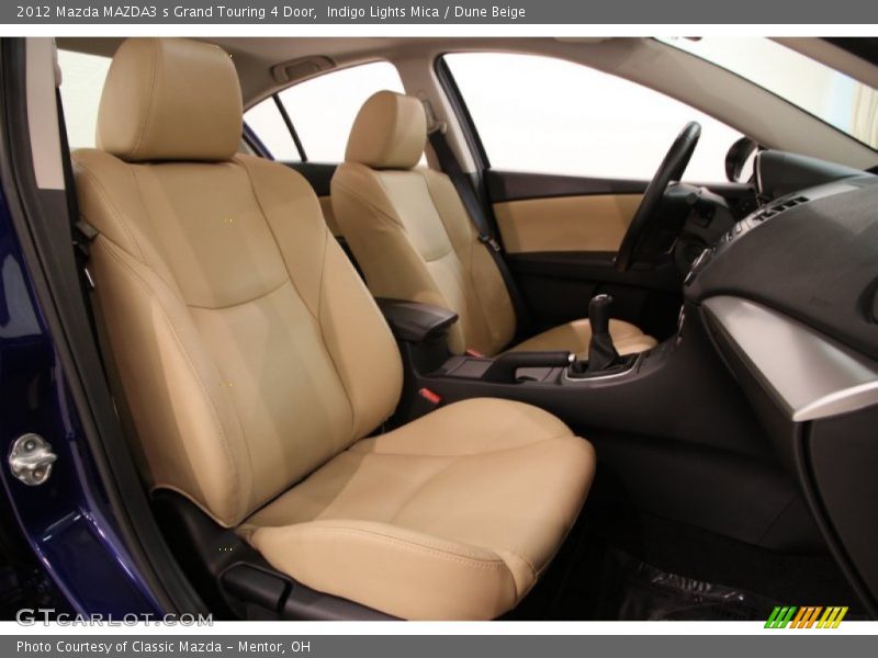 Indigo Lights Mica / Dune Beige 2012 Mazda MAZDA3 s Grand Touring 4 Door