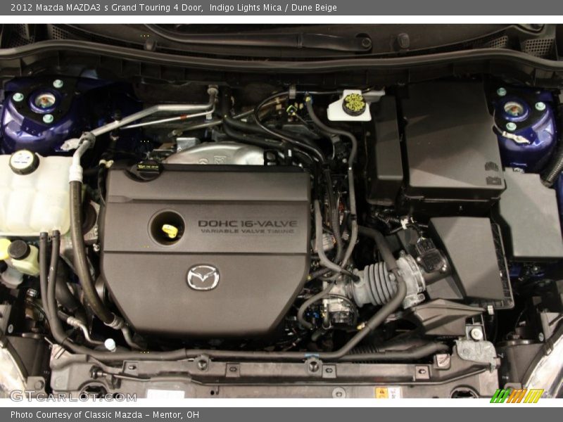 Indigo Lights Mica / Dune Beige 2012 Mazda MAZDA3 s Grand Touring 4 Door