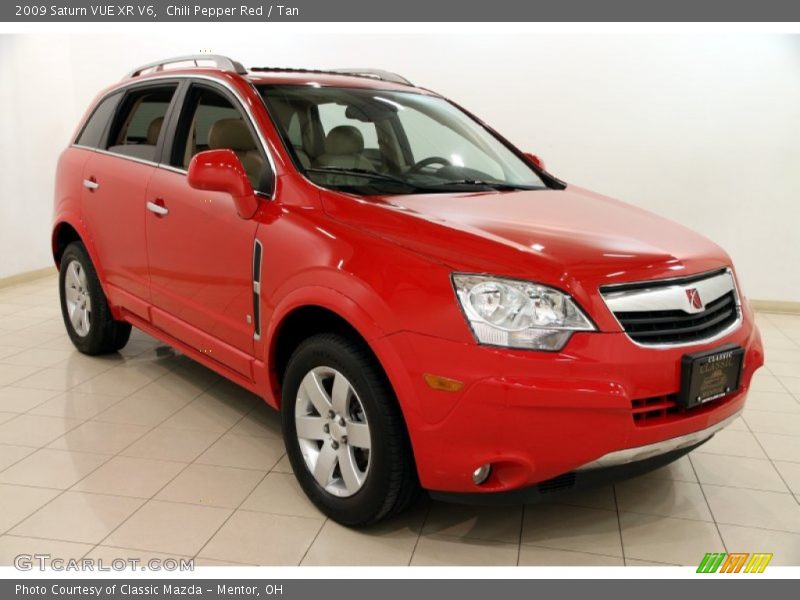 Chili Pepper Red / Tan 2009 Saturn VUE XR V6
