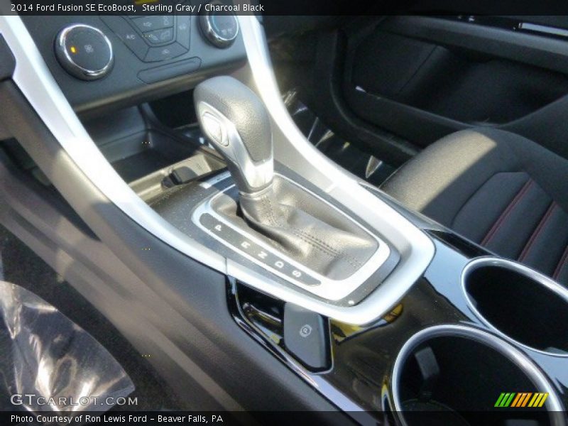 Sterling Gray / Charcoal Black 2014 Ford Fusion SE EcoBoost