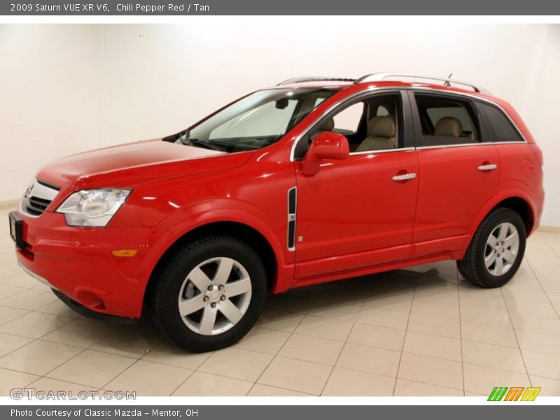 Chili Pepper Red / Tan 2009 Saturn VUE XR V6