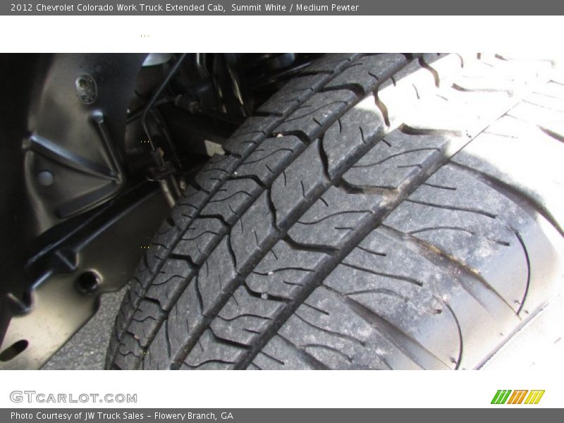 Summit White / Medium Pewter 2012 Chevrolet Colorado Work Truck Extended Cab