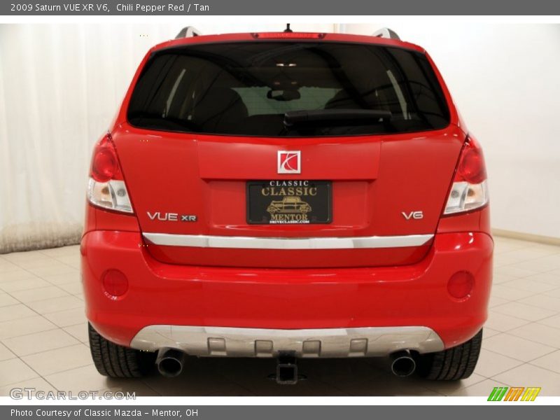 Chili Pepper Red / Tan 2009 Saturn VUE XR V6