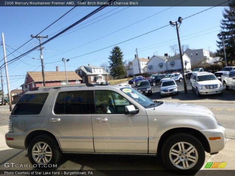 Silver Birch Metallic / Charcoal Black 2006 Mercury Mountaineer Premier AWD
